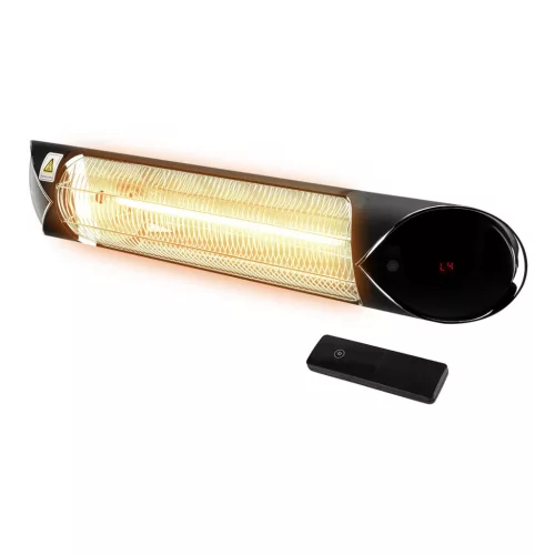 NEO Radiator industrial infraroșu halogen, exterior, IP55, 2000W, 32m2, tavan sau perete (90-039)