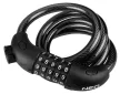 NEO Antifurt bicicletă cu cod, 120cm, 12mm, montabil pe cadru (91-007)
