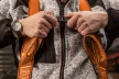 NEO Centură de siguranță pentru muncă cu centură de fixare și amortizor (97-102)