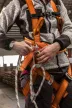 NEO Centură de siguranță pentru muncă cu centură de fixare și amortizor (97-102)