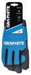 GRAPHITE Mănuși de Muncă, 10", din piele sintetică și țesătură elastică, CE (97G100)