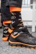 NEO Șosete de lucru, 80% bumbac, cu model unelte 39-42, portocaliu/negru (GD017)