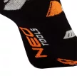 NEO Șosete de lucru, 80% bumbac, cu model unelte 39-42, portocaliu/negru, Neo (GD030)