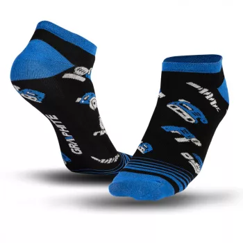   GRAPHITE Sosete de lucru, 80% bumbac, cu model de unelte 43-46, albastru/negru, Graphite (GD033)