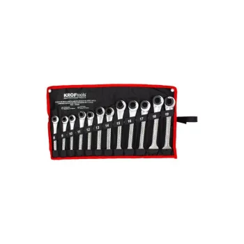   KROFtools set chei combinate speciale cu clichet, 12 piese (120200)