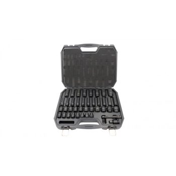   KROFtools Set capete chei tubulare impact 1/2" , 9-30mm, 40 de piese (2124)