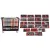 KROFtools Dulap scule (cărucior atelier) 14 sertare, 353 piese (8354)