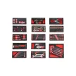 KROFtools Cărucior scule 7 sertare 236 piese, negru (8500PRE)