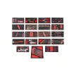 KROFtools Cărucior scule 7 sertare, 267 piese (8502PRE)
