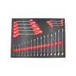 KROFtools Set tăvi pentru cărucior scule, 236 piese pentru 6 sertare (86236)