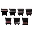 KROFtools PROLINE cărucior scule 9 sertare cu 318 piese (8637)