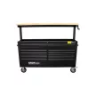 KROFtools Banc de lucru mobil cu sertare, dulap scule 1550 mm fără clești (8661)
