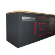 KROFtools Dulap atelier scule cu 12 sertare + banc de lucru, 2,85 m (8670)