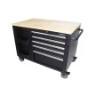 KROFtools Cărucior mobil pentru scule cu banc de lucru (cărucior atelier) 1,14 x 0,73 m (8700)