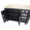 KROFtools Cărucior mobil pentru scule cu banc de lucru (cărucior atelier) 1,14 x 0,73 m (8700)
