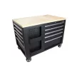 KROFtools Cărucior mobil pentru scule cu banc de lucru (cărucior atelier) 1,14 x 0,73 m (8700)