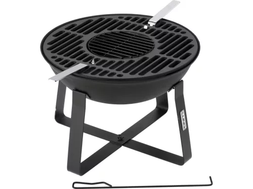 LUND bol foc din fontă 50 cm cu grătar din fontă (99719)
