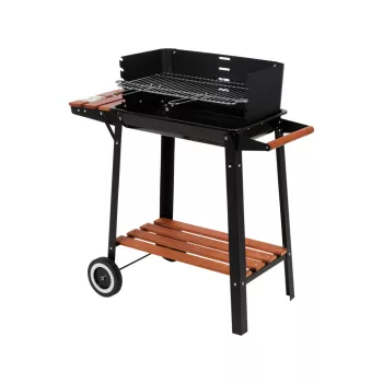 LUND grill pe cărbuni 48x26,5 cm cu raft (99907)