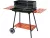 LUND cărucior grill de grădină cu rafturi din lemn 53x33 cm (99911)