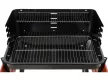 LUND cărucior grill de grădină cu rafturi din lemn 53x33 cm (99911)