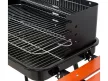 LUND cărucior grill de grădină cu rafturi din lemn 53x33 cm (99911)