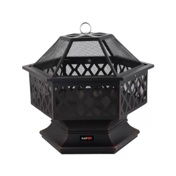 LUND focar decorativ din oțel 70x60x63 cm (99913)