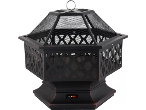 LUND focar decorativ din oțel 70x60x63 cm (99913)