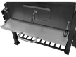 LUND cărucior grill de grădină cu rafturi din lemn 78x42,5 cm (99917)