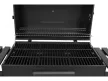 LUND cărucior grill de grădină cu rafturi din lemn 78x42,5 cm (99917)