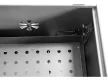 LUND cărucior grill de grădină cu rafturi din lemn 78x42,5 cm (99917)