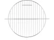 LUND grătar pe cărbuni cu grătar de 36 cm (99923)