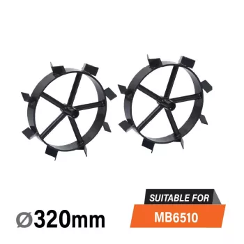 NAKAYAMA PRO set 2 roți metalice pentru MB6510 (MB6511)