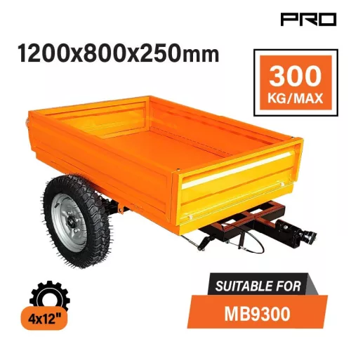 NAKAYAMA PRO remorcă pentru mini tractor diesel MB9300 (MB9305)