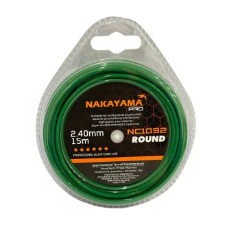   NAKAYAMA PRO Fir rotund nylon pentru cositoare 2,40 mm x 15 m (NC1032)