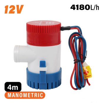   NAKAYAMA pompă pentru fundul piscinei 12V, debit 4180 l/h, alimentare de la baterie auto (NP1160)