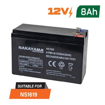   NAKAYAMA ACUMULATOR 12V, 8Ah PENTRU PULVERIZATOR NS1619 (NS1620)