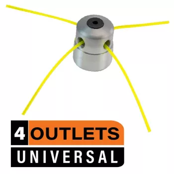   NAKAYAMA cap de cositoare din aluminiu cu 4 ieșiri (ALLEN-EL) (PB300)