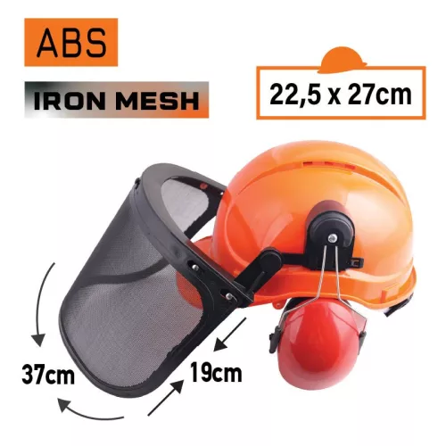 NAKAYAMA PRO cască de protecție cu protecție pentru urechi și față (PB970)