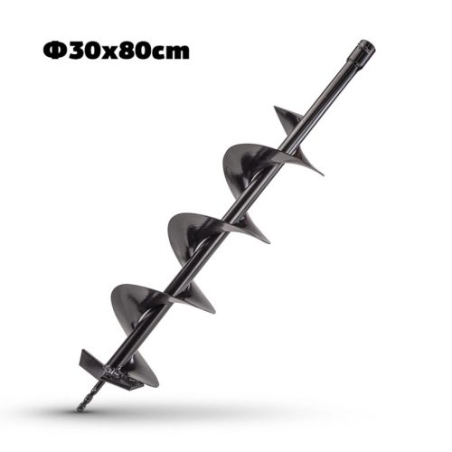 NAKAYAMA Tija burghiu pentru pământ, 300mm, lungime totală 80cm, dublă helix (PD1300)