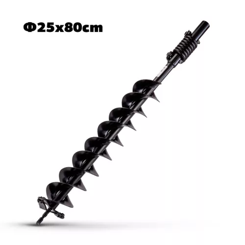 NAKAYAMA PRO Tijă burghiu pentru pământ 250x800mm, cu amortizare șoc (PD2590)
