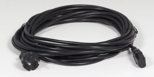 SPRiNTUS Cablu alimentare, 10 m, negru, cu mufă Floory (111128)