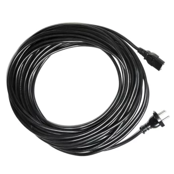   SPRiNTUS Cablu alimentare, 15 m, negru, cu mufă Era Evo (111159)