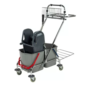 SPRiNTUS cărucior mop profesional cu două găleți 2x17 l