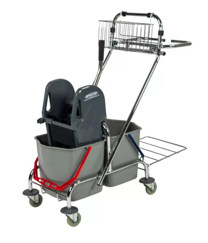 SPRiNTUS cărucior mop profesional cu două găleți 2x17 l