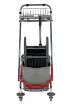 SPRiNTUS cărucior mop profesional cu două găleți 2x17 l