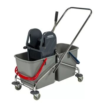 SPRiNTUS cărucior mop cu două găleți crom 2x27 l