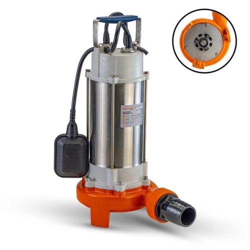 NAKAYAMA PRO Pompa submersibilă premium cu tocător 1300W, 12m, 18000L/oră, apă murdară (SP1315)