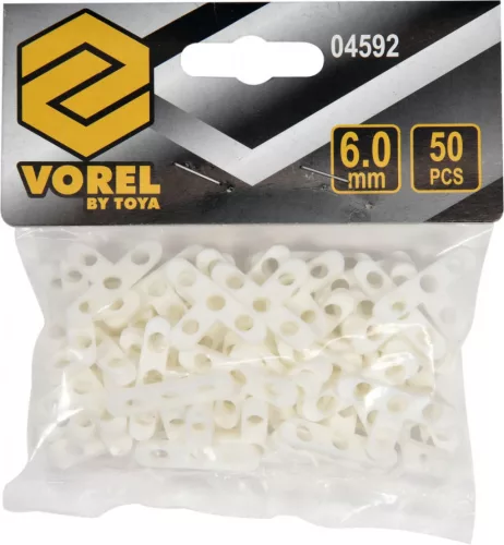 VOREL distantiere tip t, 6mm, 50 buc (4592)