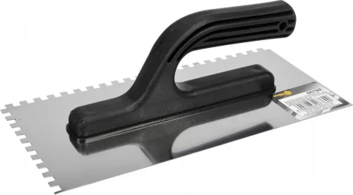 VOREL gletiera inox crestata 130x280 mm, 6x6 m (6760)