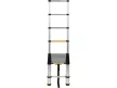 VOREL Scară telescopică aluminiu 3,8 m, 13 trepte (17702)